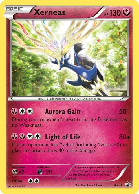 Xerneas #XY31 Holofoil Pokémon card from XY Promos
