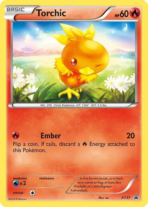 Torchic #XY37 Holofoil Pokémon card from XY Promos