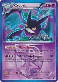 Crobat - BW51 Team Plasma Prerelease [Staff] #BW51 Holofoil Pokémon card from Black and White Promos