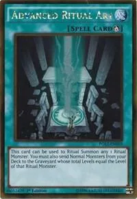 Advanced Ritual Art PGL2-EN050 1st Edition Yu-Gi-Oh card from Premium Gold: Return of the Bling