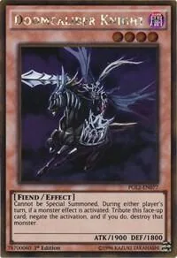 Doomcaliber Knight PGL2-EN077 1st Edition Yu-Gi-Oh card from Premium Gold: Return of the Bling