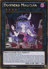 Downerd Magician PGL2-EN047 1st Edition Yu-Gi-Oh card from Premium Gold: Return of the Bling