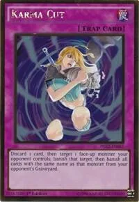 Karma Cut PGL2-EN067 1st Edition Yu-Gi-Oh card from Premium Gold: Return of the Bling