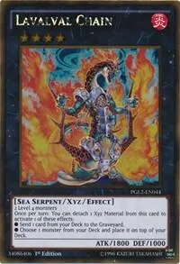Lavalval Chain PGL2-EN044 1st Edition Yu-Gi-Oh card from Premium Gold: Return of the Bling