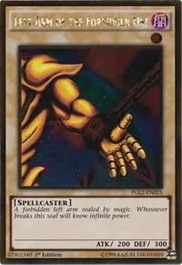 Left Arm of the Forbidden One PGL2-EN025 1st Edition Yu-Gi-Oh card from Premium Gold: Return of the Bling