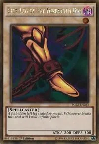 Left Leg of the Forbidden One PGL2-EN023 Yu-Gi-Oh card from Premium Gold: Return of the Bling
