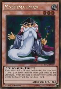 Mathematician PGL2-EN039 1st Edition Yu-Gi-Oh card from Premium Gold: Return of the Bling