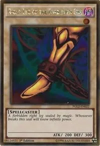 Right Leg of the Forbidden One PGL2-EN022 Unlimited Yu-Gi-Oh card from Premium Gold: Return of the Bling