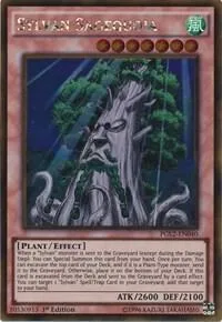 Sylvan Sagequoia PGL2-EN040 Unlimited Yu-Gi-Oh card from Premium Gold: Return of the Bling