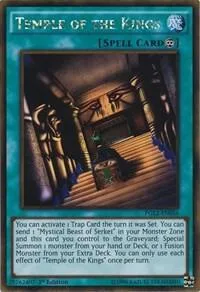 Temple of the Kings PGL2-EN056 Unlimited Yu-Gi-Oh card from Premium Gold: Return of the Bling