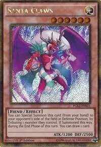 Santa Claws PGL2-EN021 Unlimited Yu-Gi-Oh card from Premium Gold: Return of the Bling