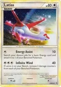 Latias - HGSS10 Cracked Ice Holo #HGSS10 Holofoil Pokémon card from HGSS Promos