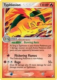 Typhlosion - 17/115 EX Unseen Forces #017/115 Pokémon card from Deck Exclusives