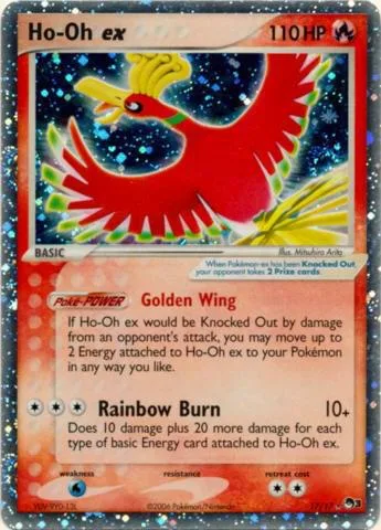 Ho-Oh ex Holo #017/017 Holofoil Pokémon card from POP Series 3