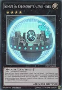 Number 36: Chronomaly Chateau Huyuk WSUP-EN002 Yu-Gi-Oh card from World Superstars