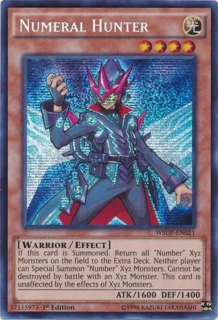 Numeral Hunter WSUP-EN021 Yu-Gi-Oh card from World Superstars
