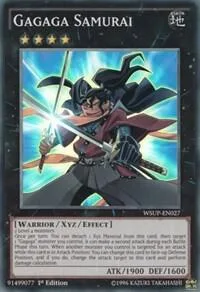 Gagaga Samurai WSUP-EN027 Yu-Gi-Oh card from World Superstars