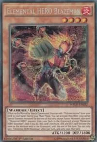 Elemental HERO Blazeman WSUP-EN032 Yu-Gi-Oh card from World Superstars