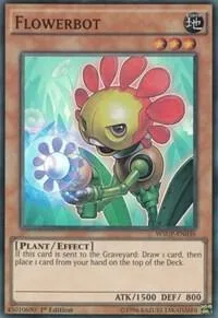 Flowerbot WSUP-EN036 Yu-Gi-Oh card from World Superstars