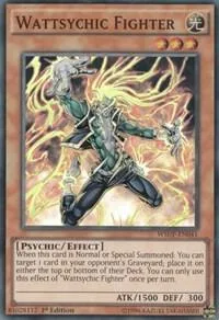 Wattsychic Fighter WSUP-EN041 Yu-Gi-Oh card from World Superstars