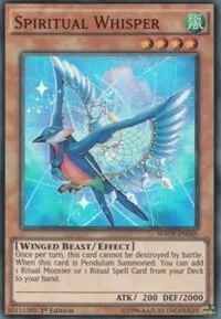 Spiritual Whisper WSUP-EN045 Yu-Gi-Oh card from World Superstars