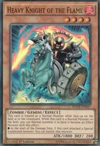 Heavy Knight of the Flame WSUP-EN047 Yu-Gi-Oh card from World Superstars