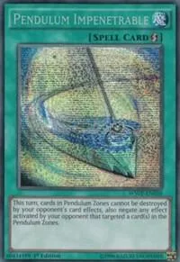 Pendulum Impenetrable WSUP-EN050 Yu-Gi-Oh card from World Superstars