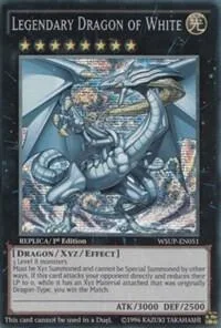 Legendary Dragon of White WSUP-EN051 Yu-Gi-Oh card from World Superstars