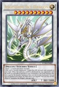Ascension Sky Dragon YCSW-EN007 Yu-Gi-Oh card from Yu-Gi-Oh! Championship Series Prize Cards