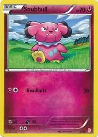 Snubbull #11 #11/30 Pokémon card from XY Trainer Kit: Sylveon & Noivern