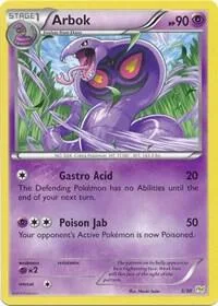 Arbok #3/30 Pokémon card from XY Trainer Kit: Sylveon & Noivern