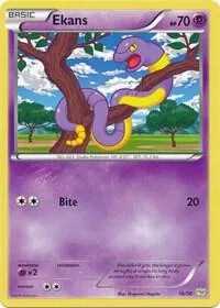 Ekans #16/30 Pokémon card from XY Trainer Kit: Sylveon & Noivern