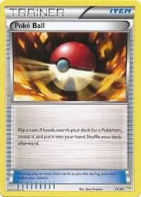 Poke Ball Noivern #21/30 Pokémon card from XY Trainer Kit: Sylveon & Noivern