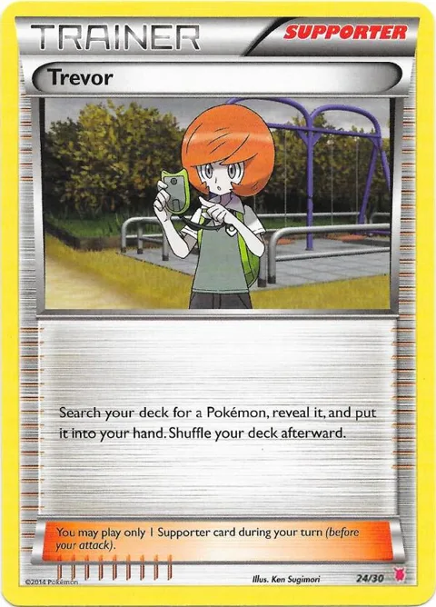 Trevor Wigglytuff #24/30 Pokémon card from XY Trainer Kit: Bisharp & Wigglytuff