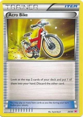 Acro Bike #20 Latias #20/30 Pokémon card from XY Trainer Kit: Latias & Latios