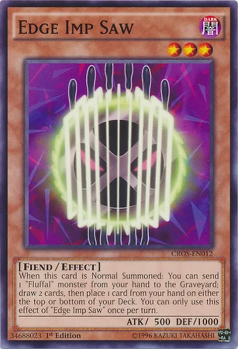 Edge Imp Saw CROS-EN012 Unlimited Yu-Gi-Oh card from Crossed Souls