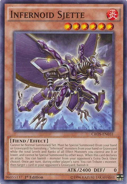 Infernoid Sjette CROS-EN031 Yu-Gi-Oh card from Crossed Souls