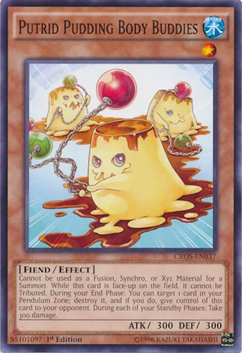 Putrid Pudding Body Buddies CROS-EN037 Yu-Gi-Oh card from Crossed Souls