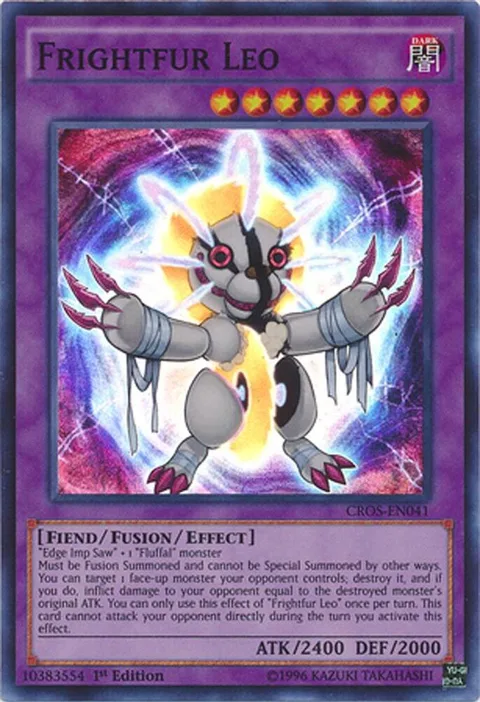 Frightfur Leo CROS-EN041 Unlimited Yu-Gi-Oh card from Crossed Souls