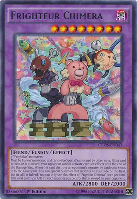 Frightfur Chimera CROS-EN043 Unlimited Yu-Gi-Oh card from Crossed Souls