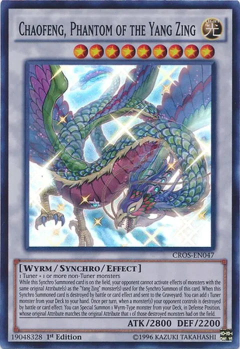 Chaofeng, Phantom of the Yang Zing CROS-EN047 Unlimited Yu-Gi-Oh card from Crossed Souls