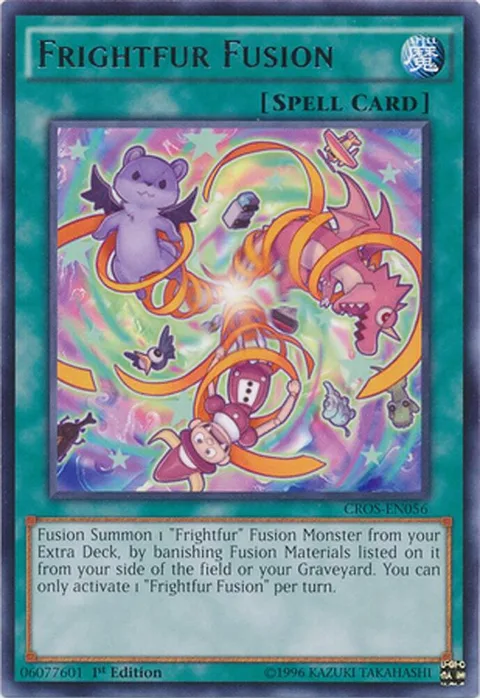 Frightfur Fusion CROS-EN056 Unlimited Yu-Gi-Oh card from Crossed Souls
