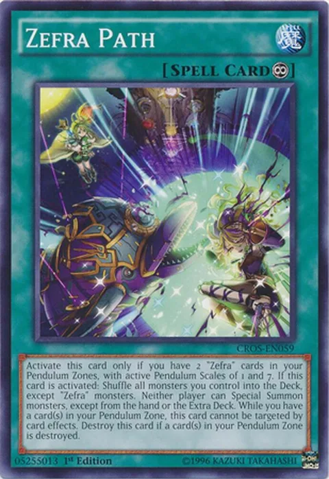 Zefra Path CROS-EN059 Yu-Gi-Oh card from Crossed Souls