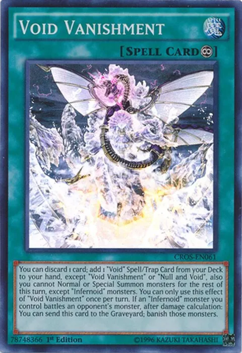 Void Vanishment CROS-EN061 Unlimited Yu-Gi-Oh card from Crossed Souls