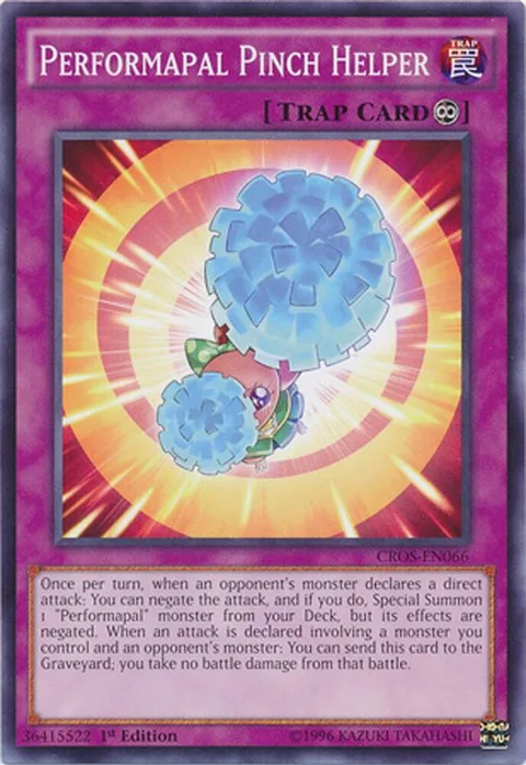 Performapal Pinch Helper CROS-EN066 Yu-Gi-Oh card from Crossed Souls
