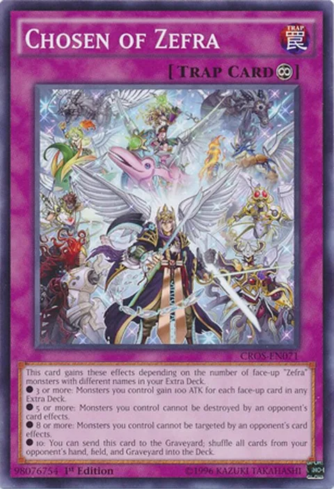 Chosen of Zefra CROS-EN071 Yu-Gi-Oh card from Crossed Souls