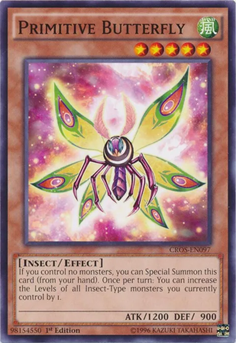Primitive Butterfly CROS-EN097 Yu-Gi-Oh card from Crossed Souls