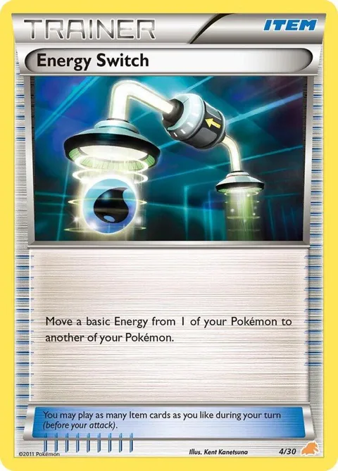 Energy Switch Excadrill #4/30 Pokémon card from BW Trainer Kit: Excadrill & Zoroark