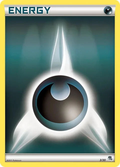 Darkness Energy #3 #3/30 Pokémon card from BW Trainer Kit: Excadrill & Zoroark
