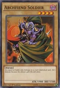 Archfiend Soldier YS15-ENL02 Yu-Gi-Oh card from Starter Deck: Dark Legion